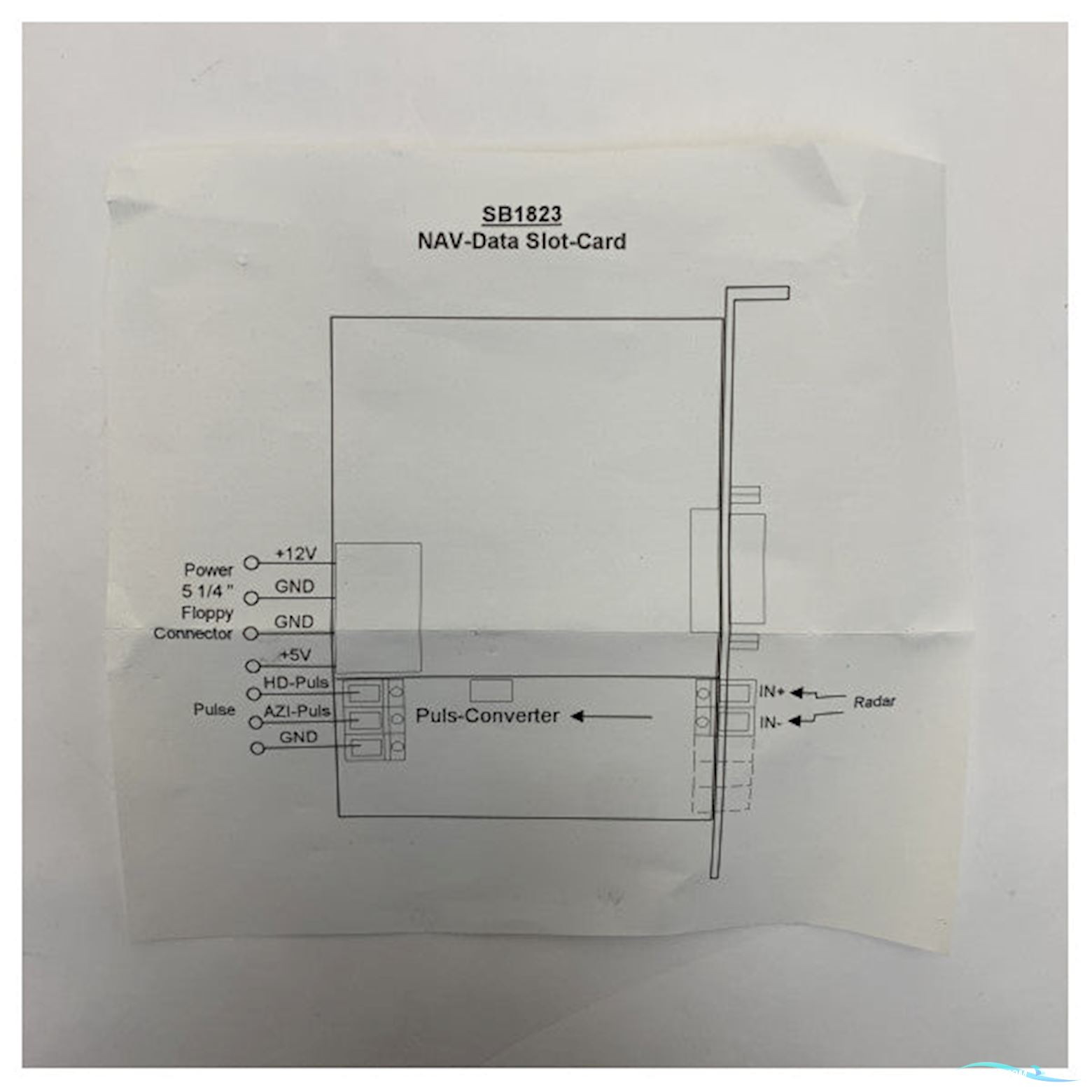 Onbekend Sea Guide Marine Signal Converter For Reliable Data Transmission - SB1823Bme