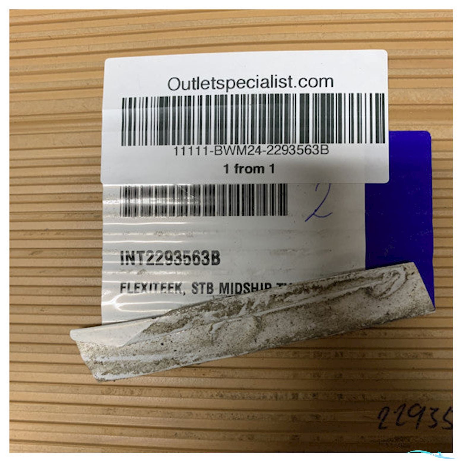 Quicksilver Activ 755 Open Portside Mid Ship Flexiteak Floor kit - 2293562B