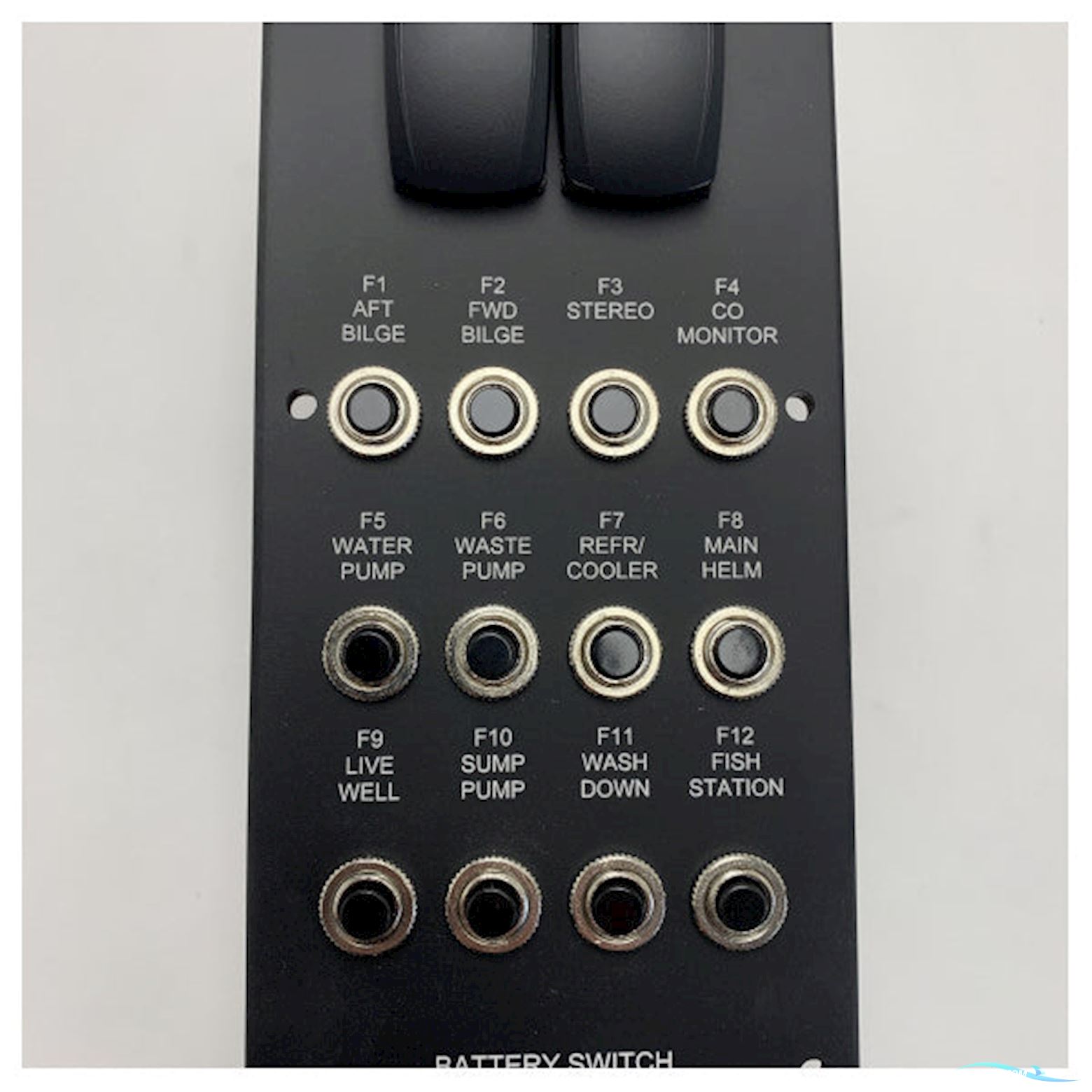 Quicksilver Marine Single Engine Control Panel With Battery Switch - 12V DC Boat Electrical System