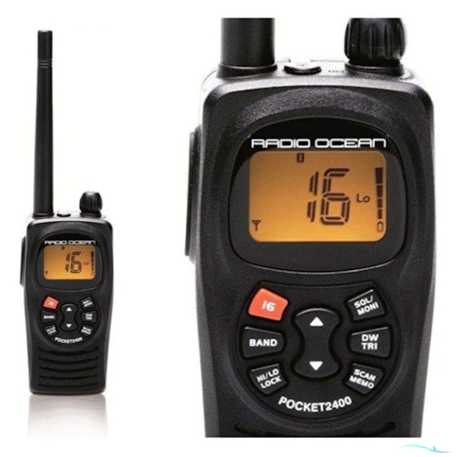 Radio Ocean Pocket 2400 Portable Vhf Marine Radio - Reliable Waterproof Handheld Bootszubehör 2025, Niederlande