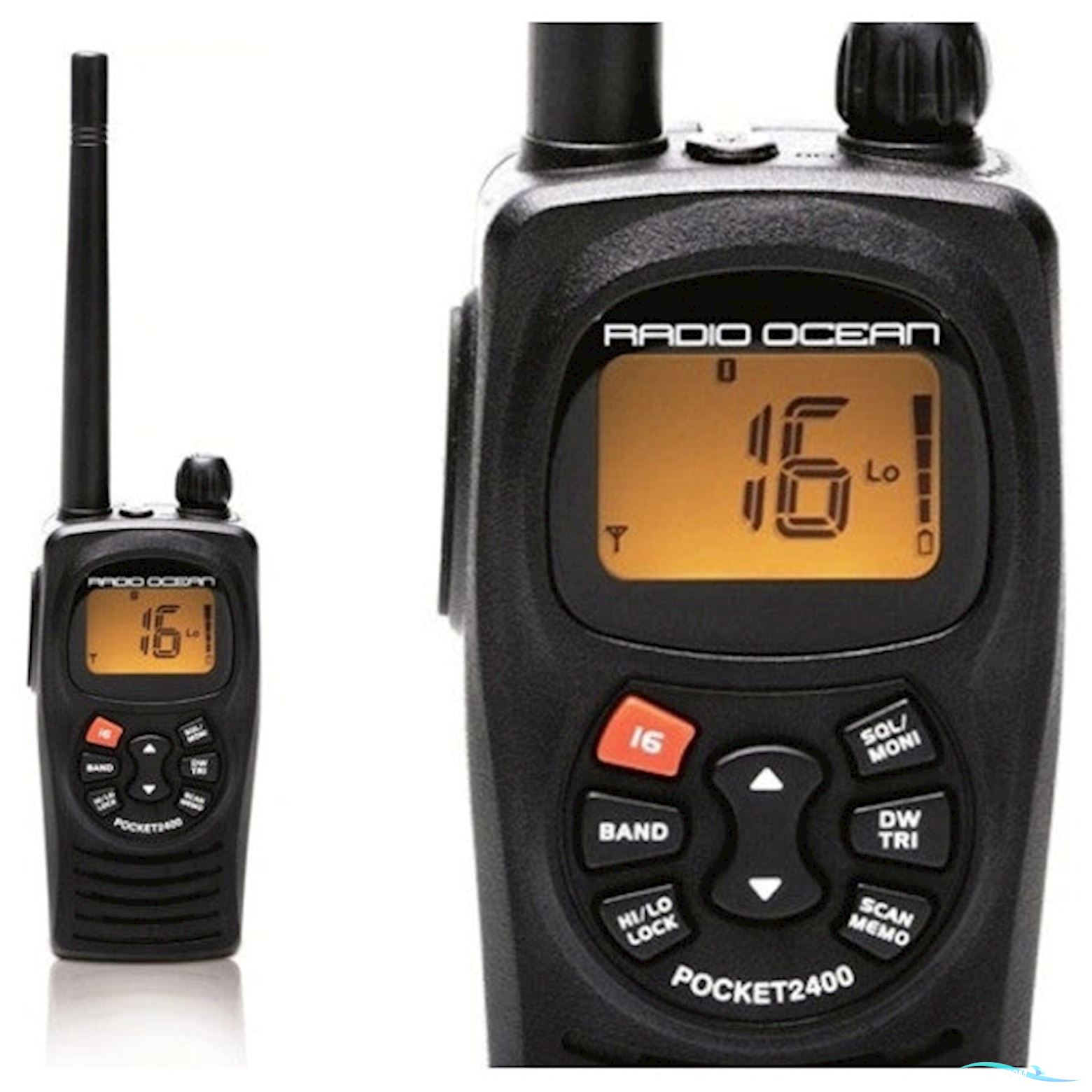 Radio Ocean Pocket 2400 Portable Vhf Marine Radio - Reliable Waterproof Handheld Bootszubehör 2025, Niederlande