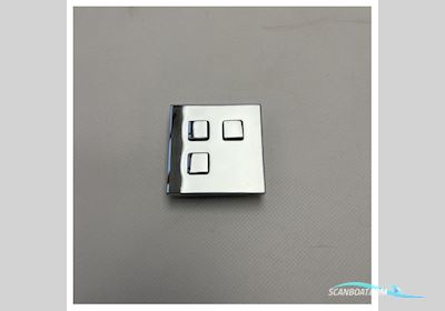 Riva Premium Stainless Steel Marine Mounting Plate 3P 60x60mm for Durable Electrical Connections Bootszubehör 2026, Niederlande