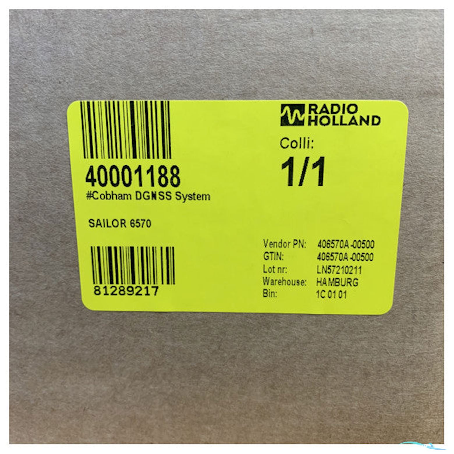 Sailor 6570 DGNSS System Communication System