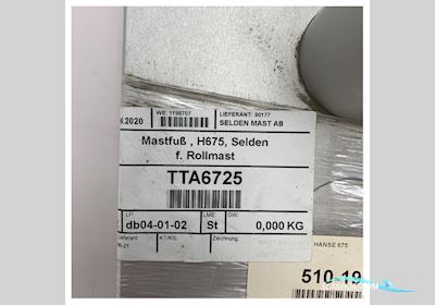 Selden Aluminium Mast Foot For Hanse 675 - 510-190-21 Bootszubehör 2026, Niederlande