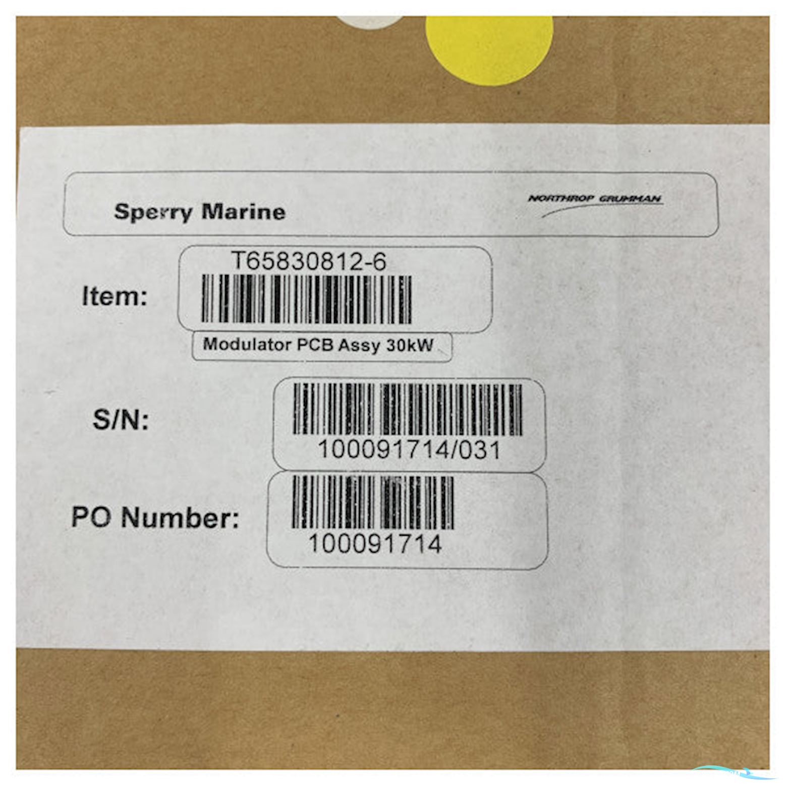 Sperry 30kW Radar Modulator PCB Assembly - T65830812