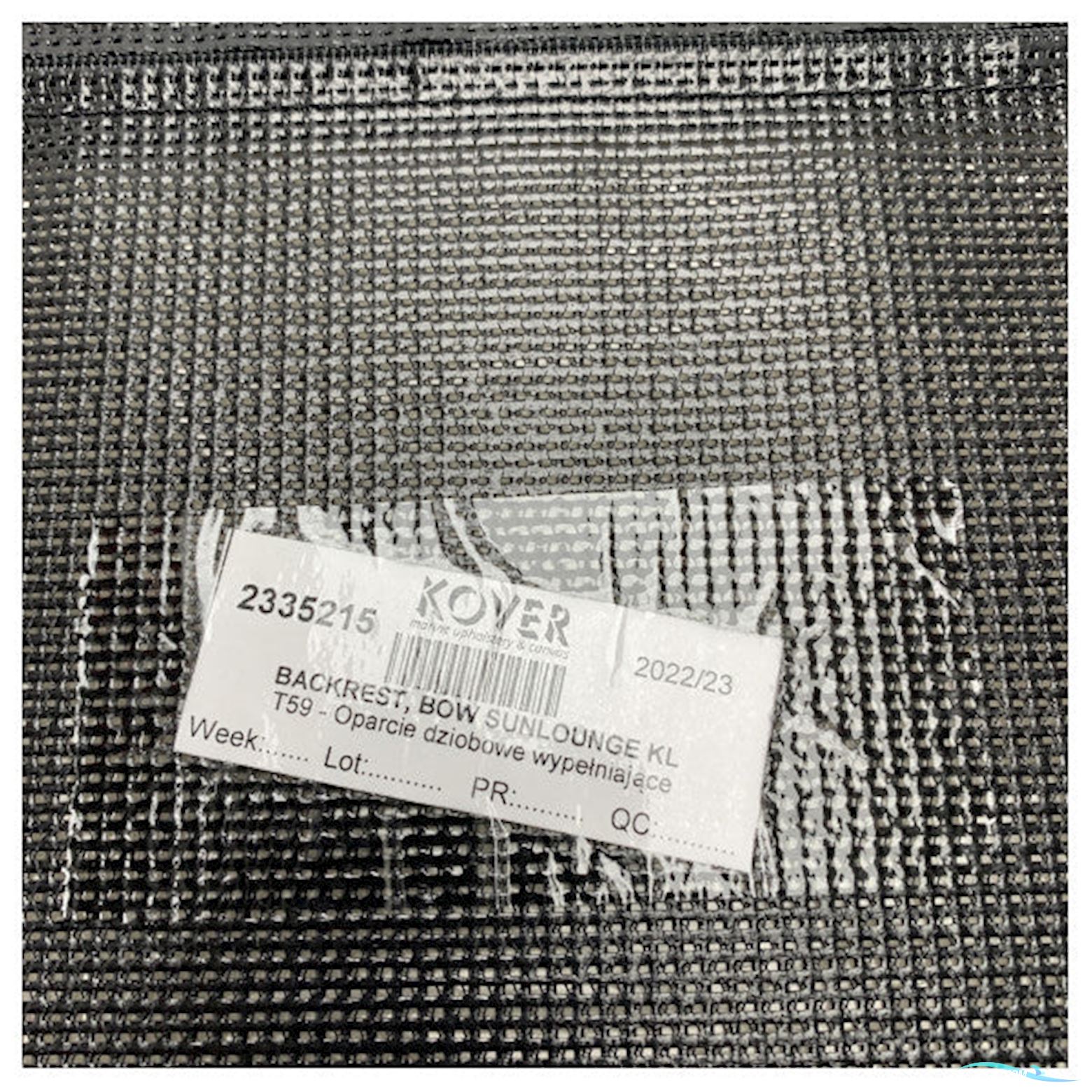 Uttern T59 Sunlounge Bow Backrest Cushion Antracite - 2335215