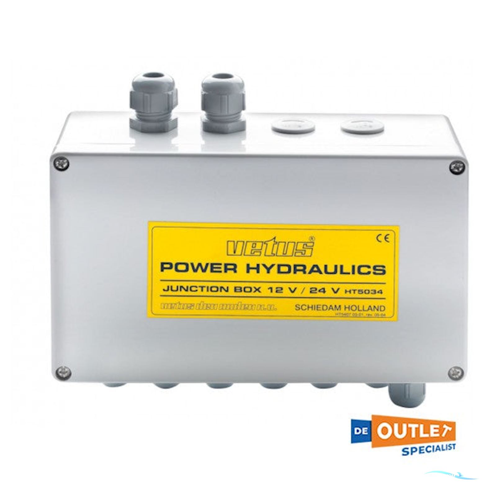 Vetus Aansluitdoos 24V Voor Electra Tbv Hydr Installatie - HT5034 Bootszubehör 2025, Niederlande