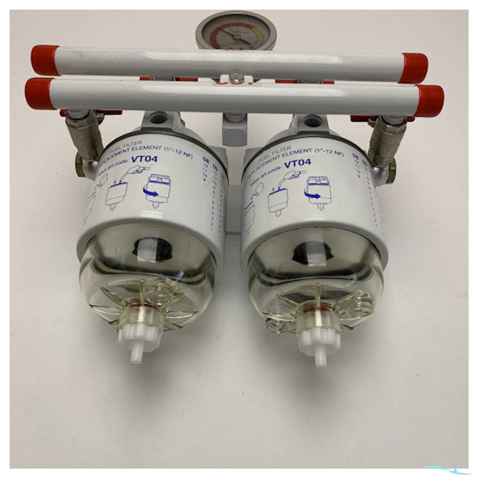 Vetus Dual Marine Fuel Filter And Water Separator 75704VT - 190L / 10 Micron