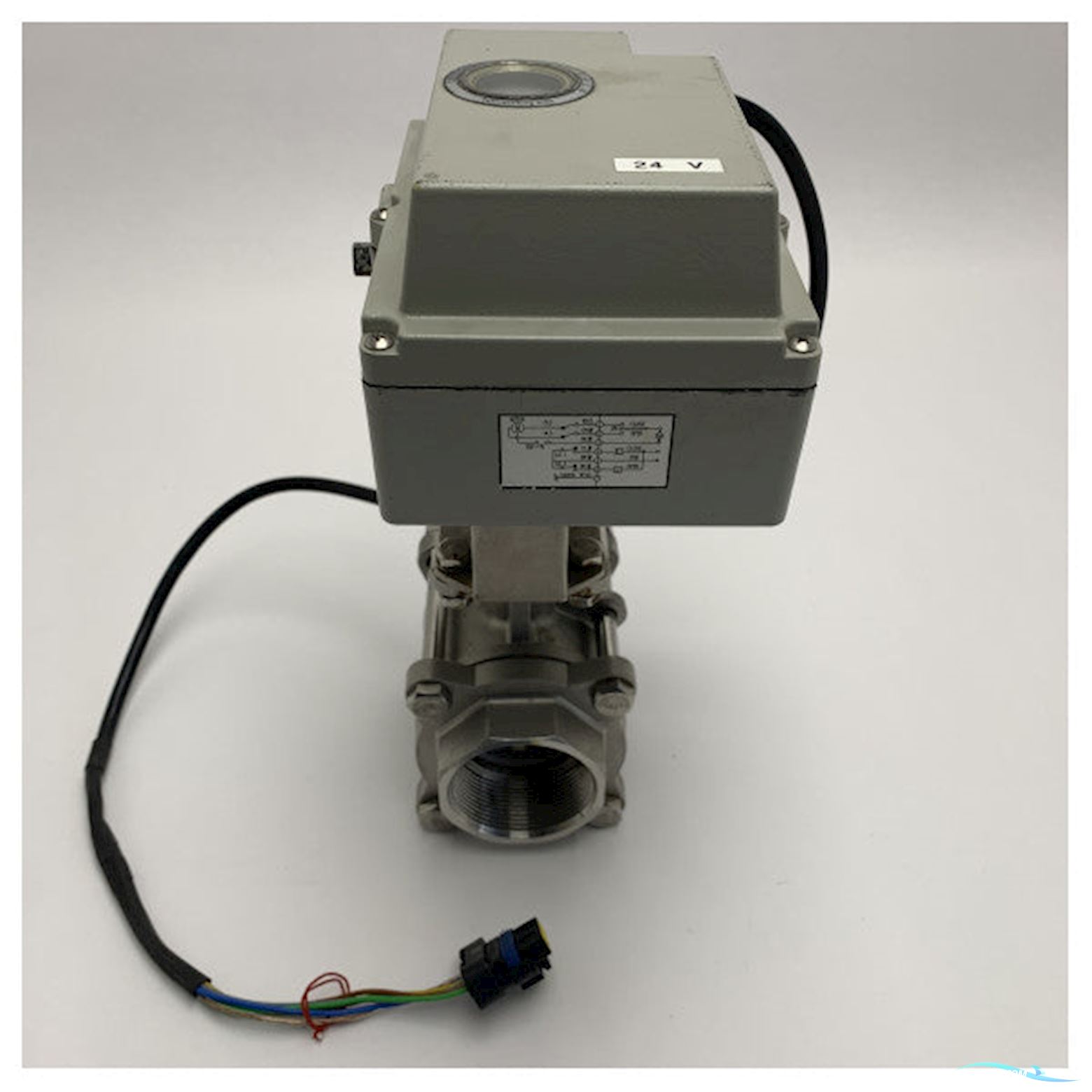 Vetus Kld 2 Inch 316 Stainless Steel Electric Ball Valve With 24V Actuator