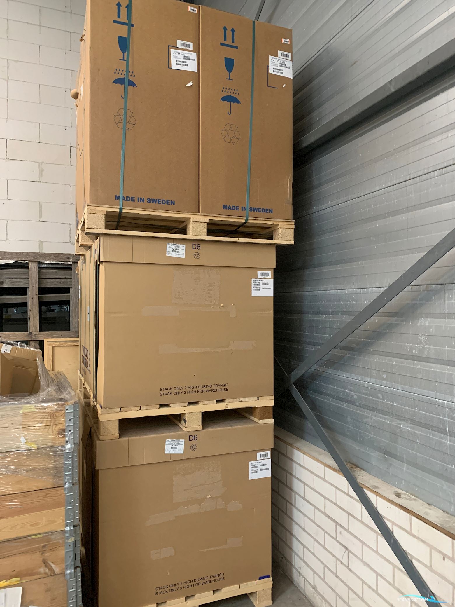 Volvo Penta Ips500 Engine Set 2x D6-380 Engine Set