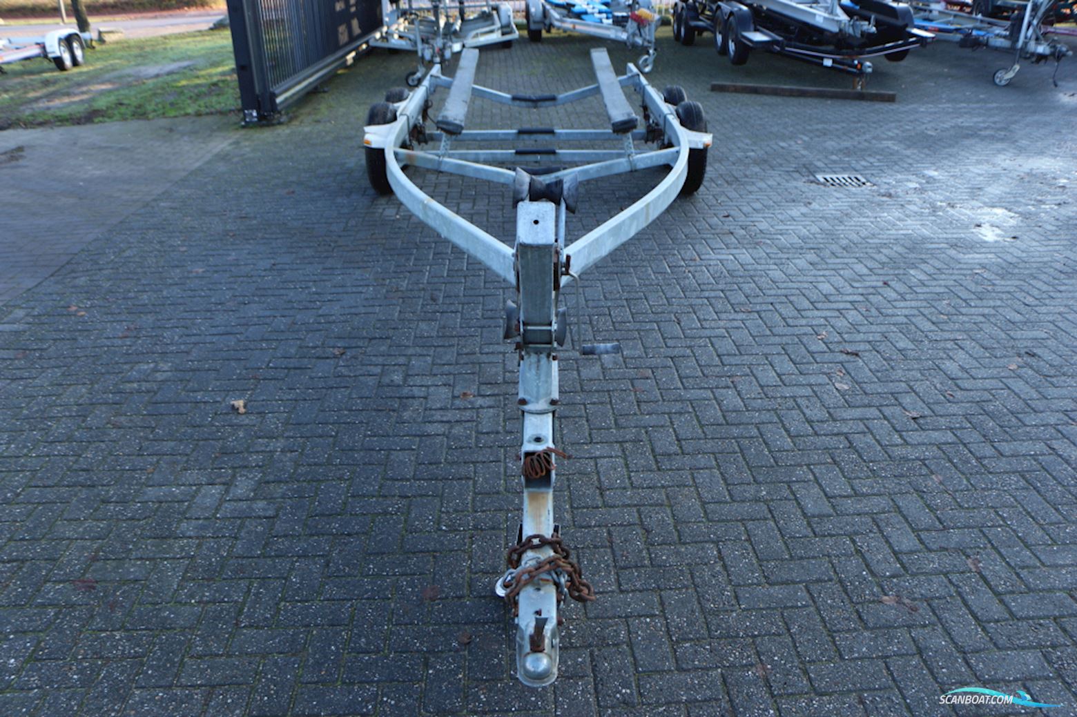 Stallingstrailer 2-asser zonder kenteken