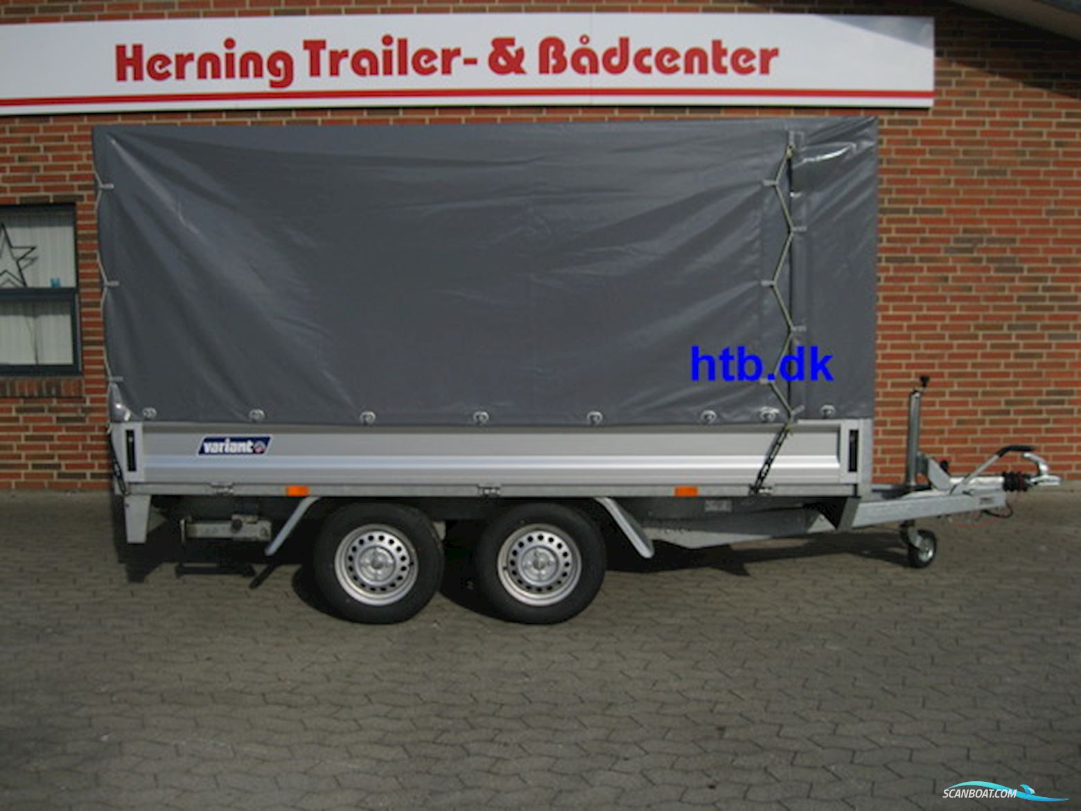 Variant 2018P3 m/Høj Presenning 150 cm Boottrailers 2024, Denemarken