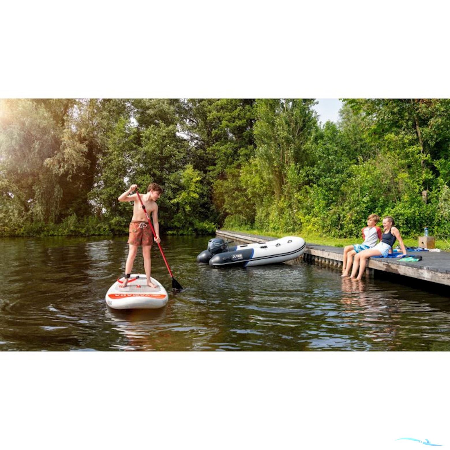 Yamaha YAM 275 Air gummibåd med M-18 påhængsmotor