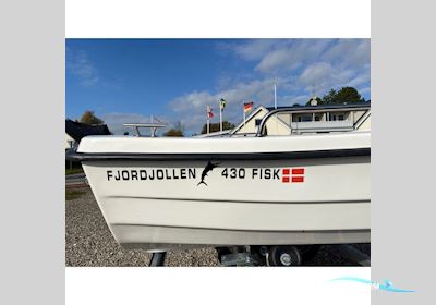 Fjordjollen 430 Fisk - Jolle med F6 HK påhængsmotor Dinghy 2025, Denmark
