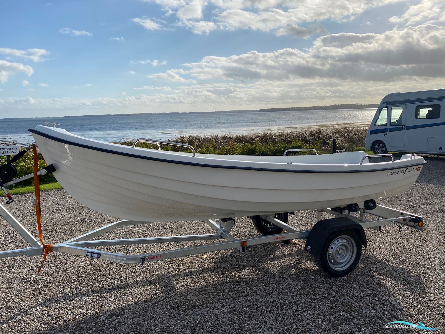 Fjordjollen 430 Fisk Med Motor