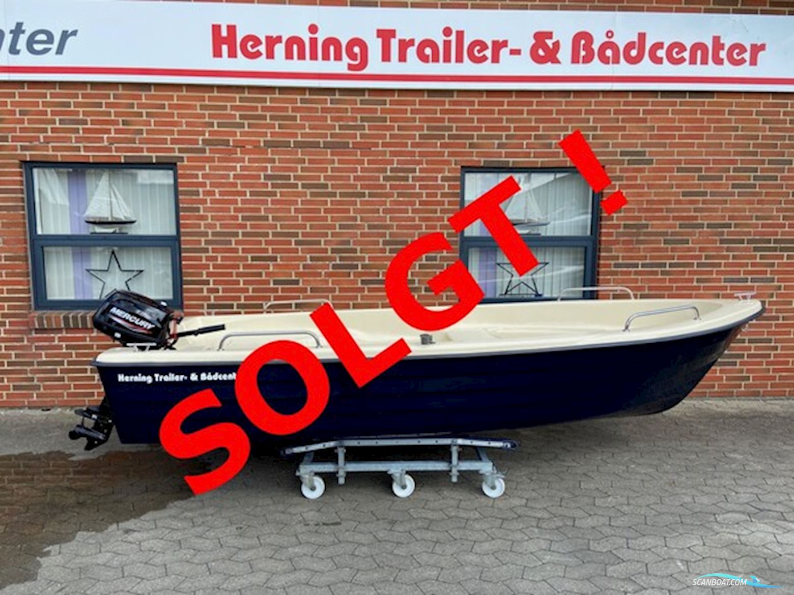 Htb Jolle 405 Wile m/Mercury F9,9 hk MH 4-Takt - Solgt ! Dinghy 2025, Denmark