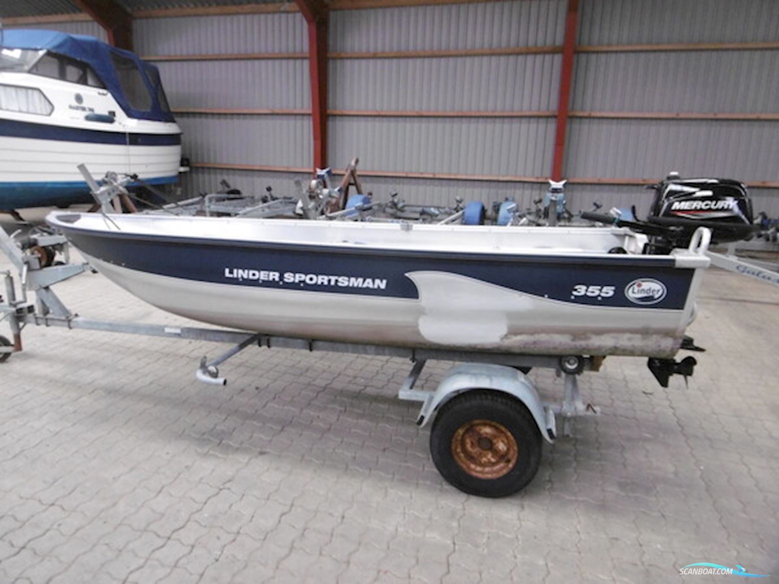 Linder 355 Sportsman med Mercury F4MH