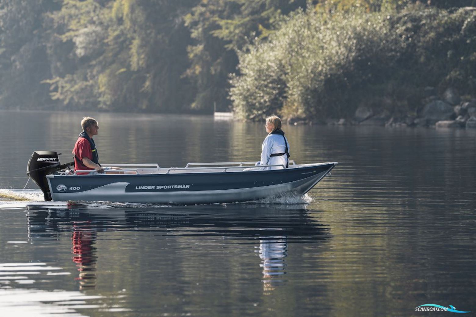 Linder 400 Sportsman Dinghy 2024, with Motor kan til købes engine, Denmark