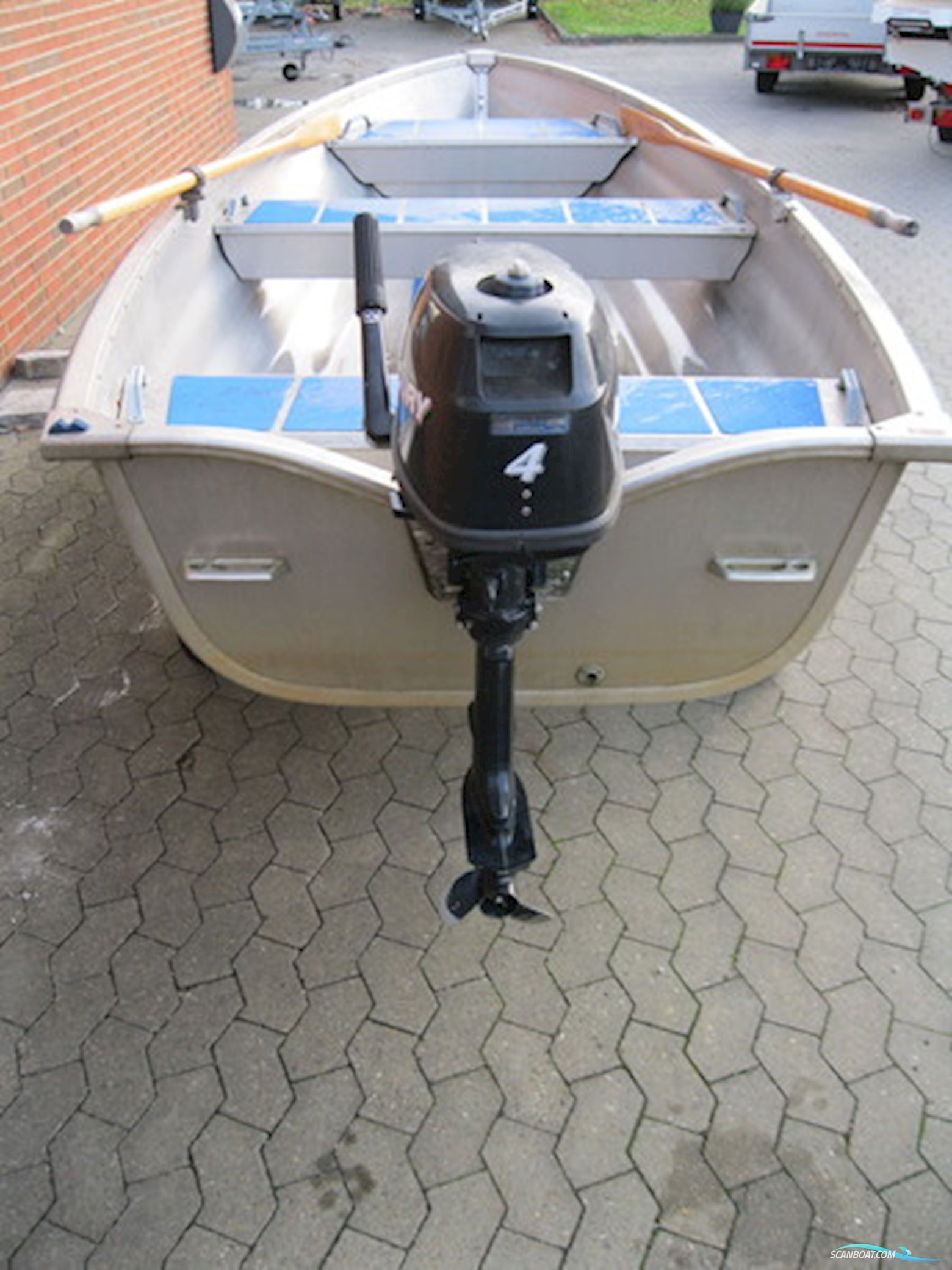 Linder 440 Fishing m/Mercury F4 hk 4-takt og ophalervogn