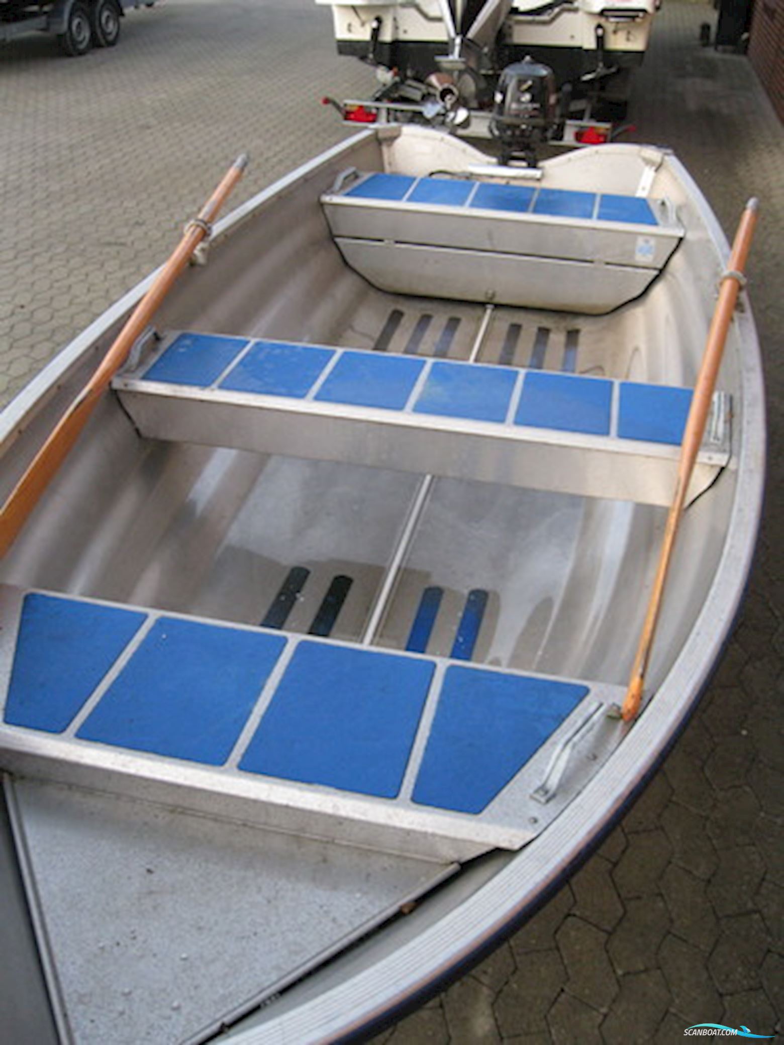 Linder 440 Fishing m/Mercury F4 hk 4-takt og ophalervogn