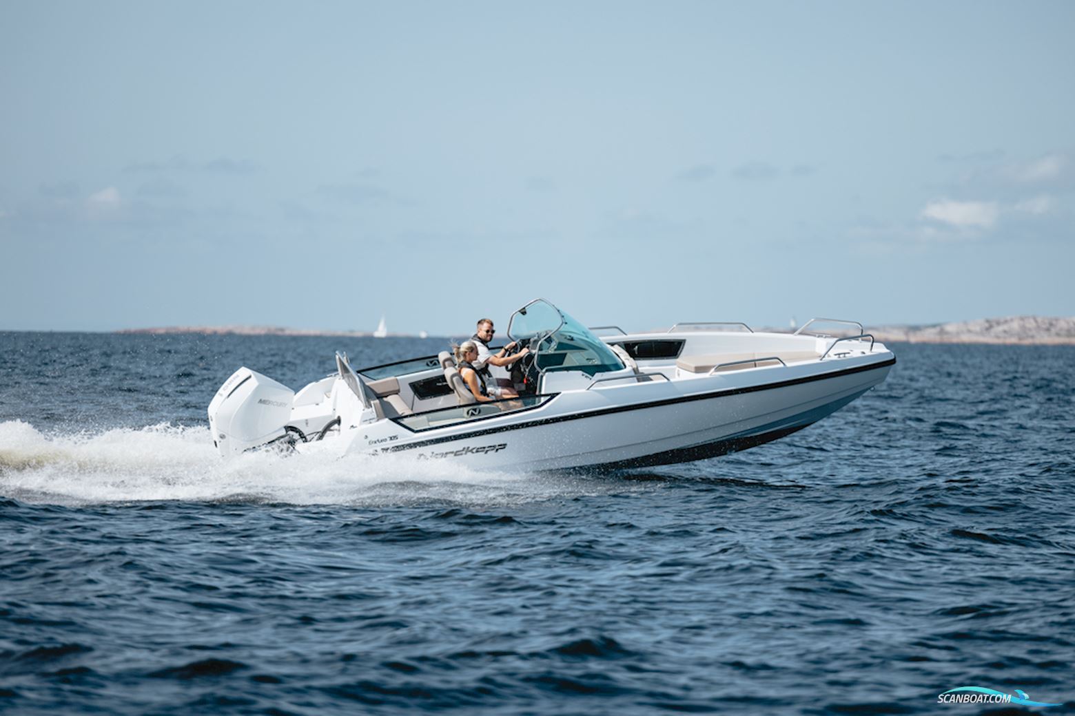 Nordkapp Enduro 705 2025 Dinghy 2025, met Mercury V6-225 motor, Sweden