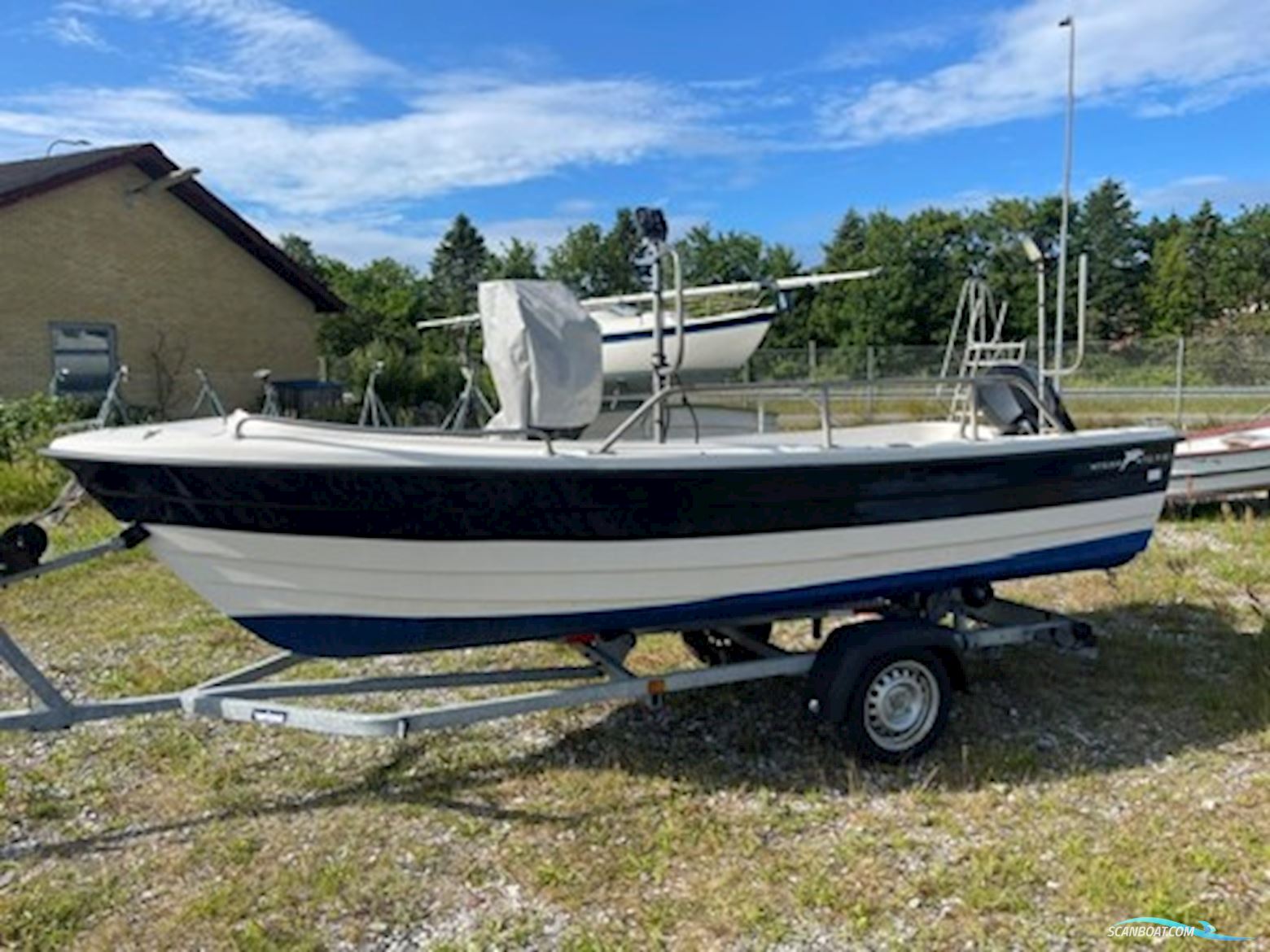 Nydam 470 Fisk Med Mercury F20 (Elstart) Samt Trailer
