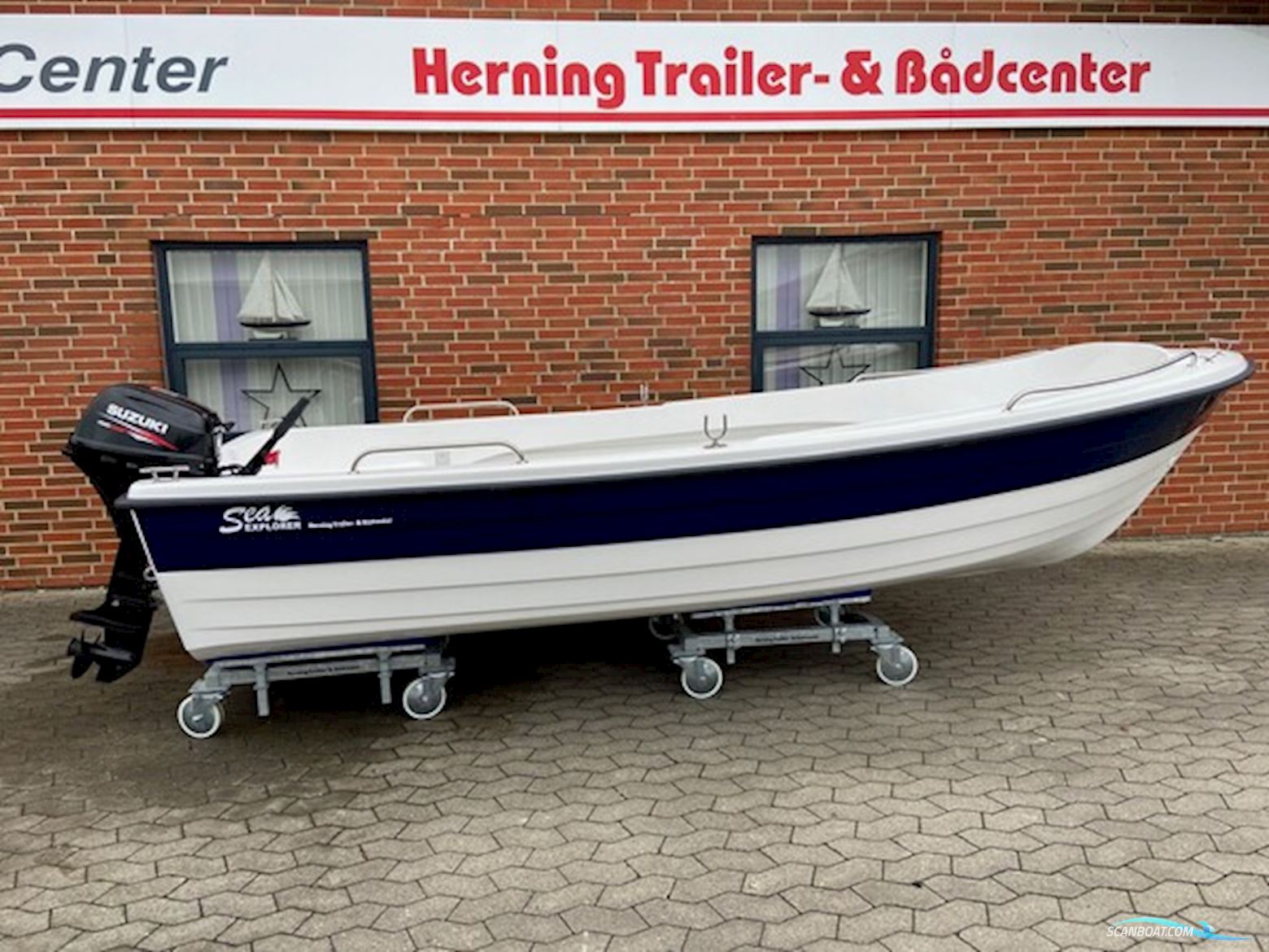 Seaexplorer 470 Fish m/Brugt Suzuki DF15 Ael 4-Takt Efi m/el-Start Dinghy 2024, Denemarken