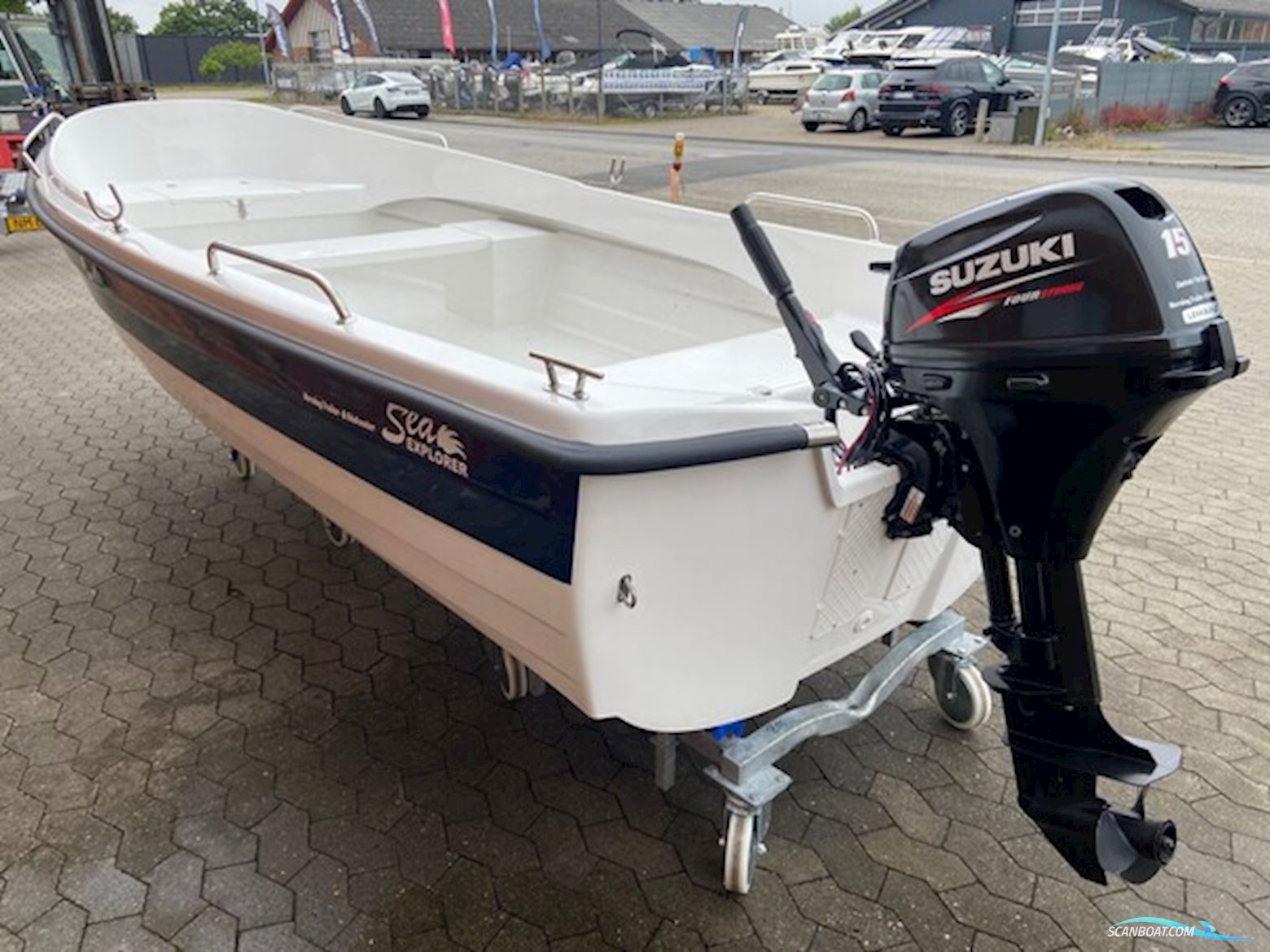 Seaexplorer 470 Fish m/Brugt Suzuki DF15 Ael 4-Takt Efi m/el-Start