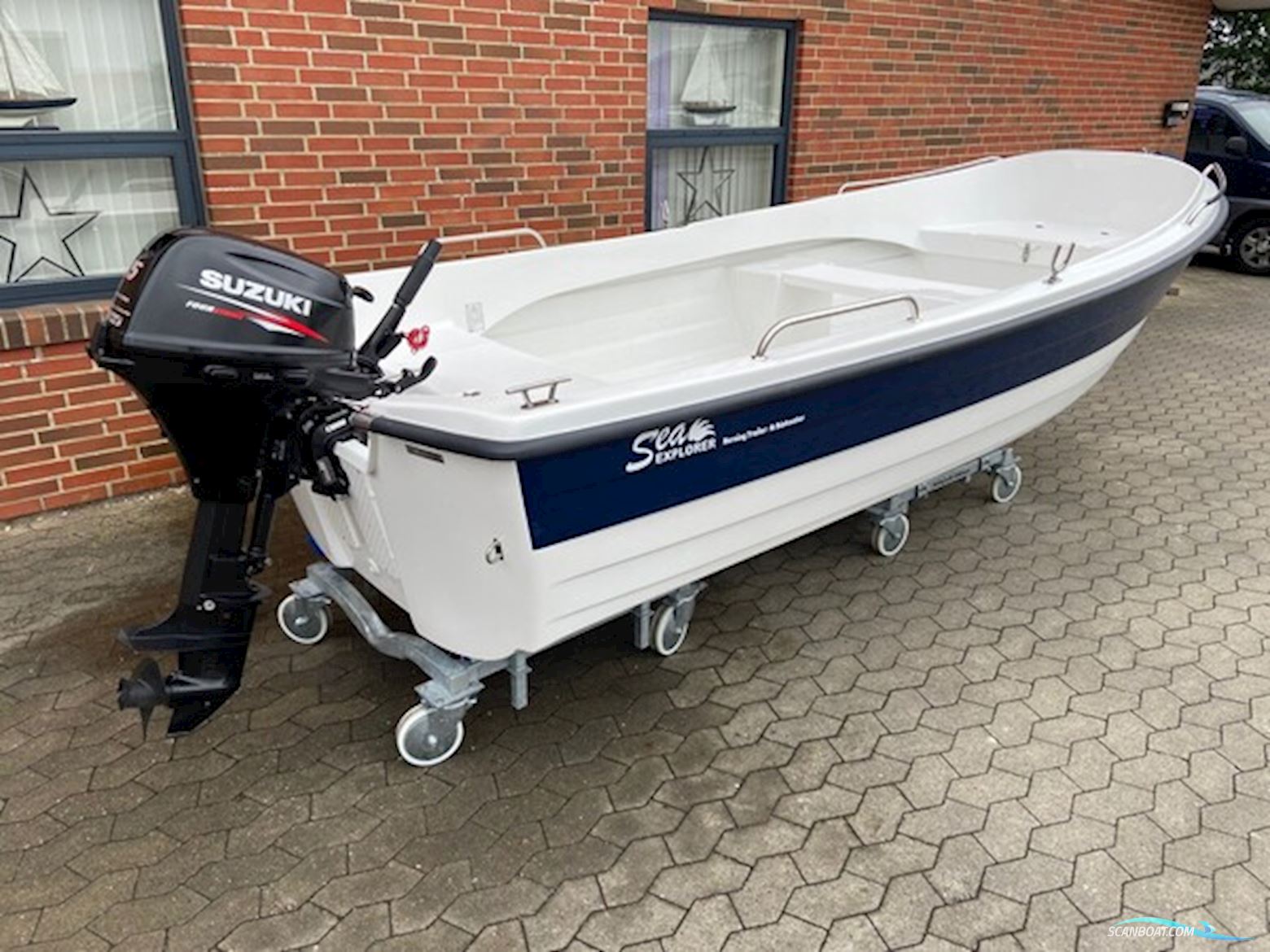 Seaexplorer 470 Fish m/Brugt Suzuki DF15 Ael 4-Takt Efi m/el-Start