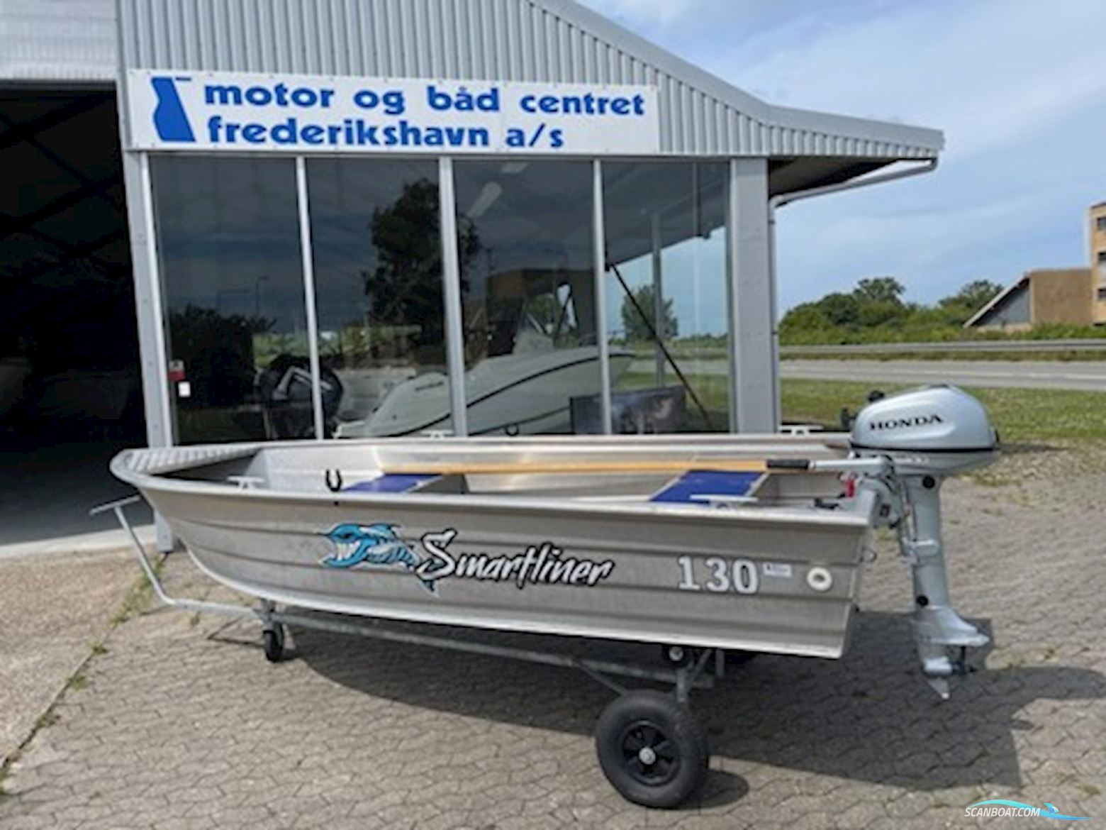 Smartliner 130 Alu Med Honda 6 hk Samt Jolle Vogn Dinghy 2024, Denmark
