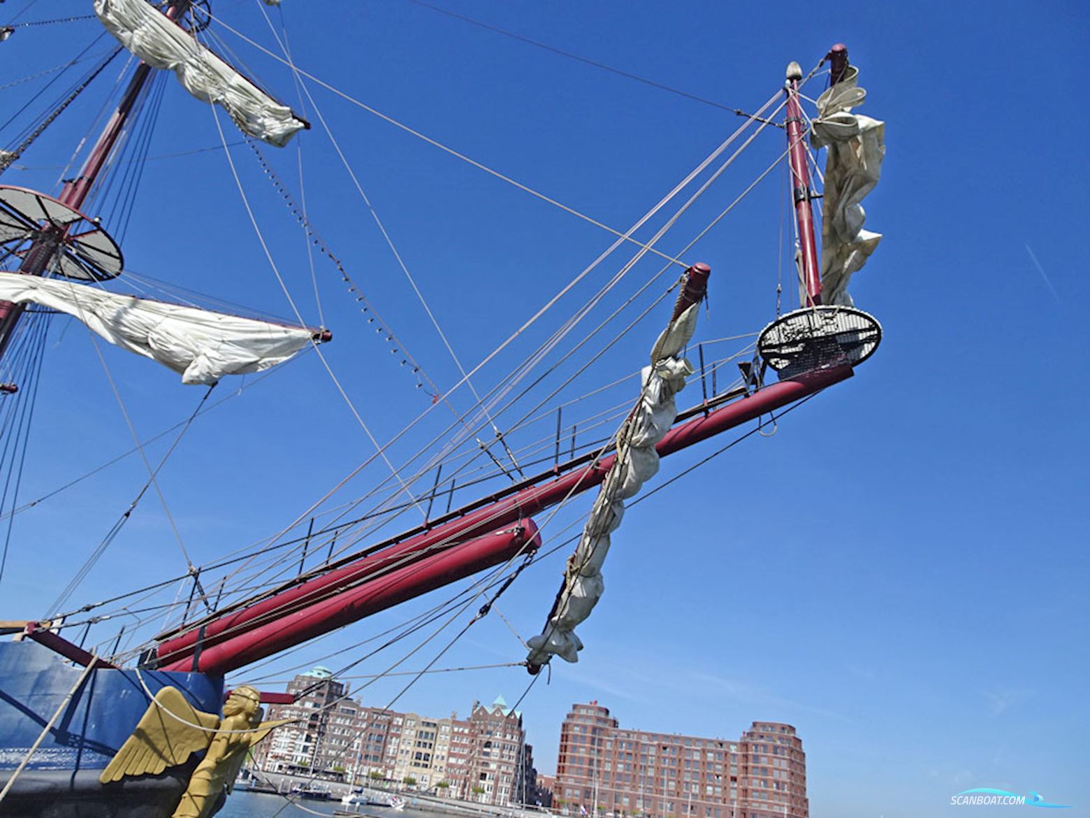 3 mast Charterschip / Evenementenboot 44 nachtgasten, 150 daggasten