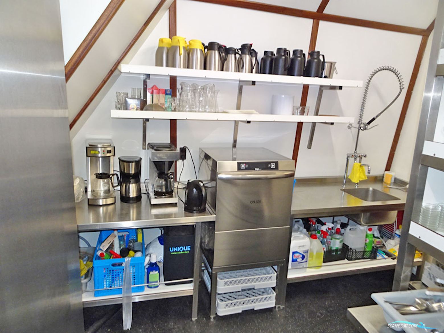 3 mast Charterschip / Evenementenboot 44 nachtgasten, 150 daggasten