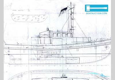 sleepboot 1500 Ex beroepsschepen 1962, met Cummins motor, The Netherlands