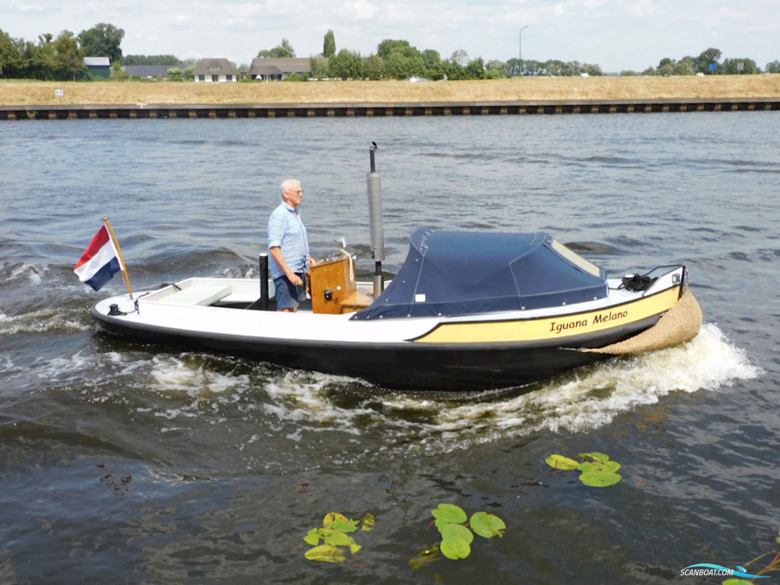Werkboot - Sleepboot Ex beroepsschepen 1970, met Thornycroft motor, The Netherlands