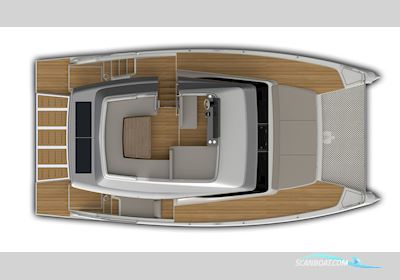 Aventura 37 Explorer Fly-Bridge Flerskrogsbåd 2027, med Nanni motor, Ej oplyst