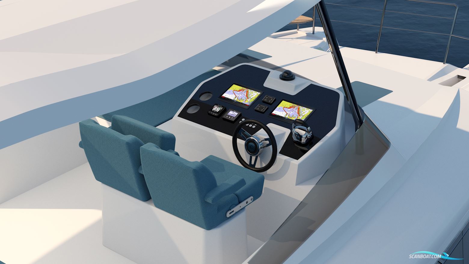 Cervetti 44 Catamaran Power