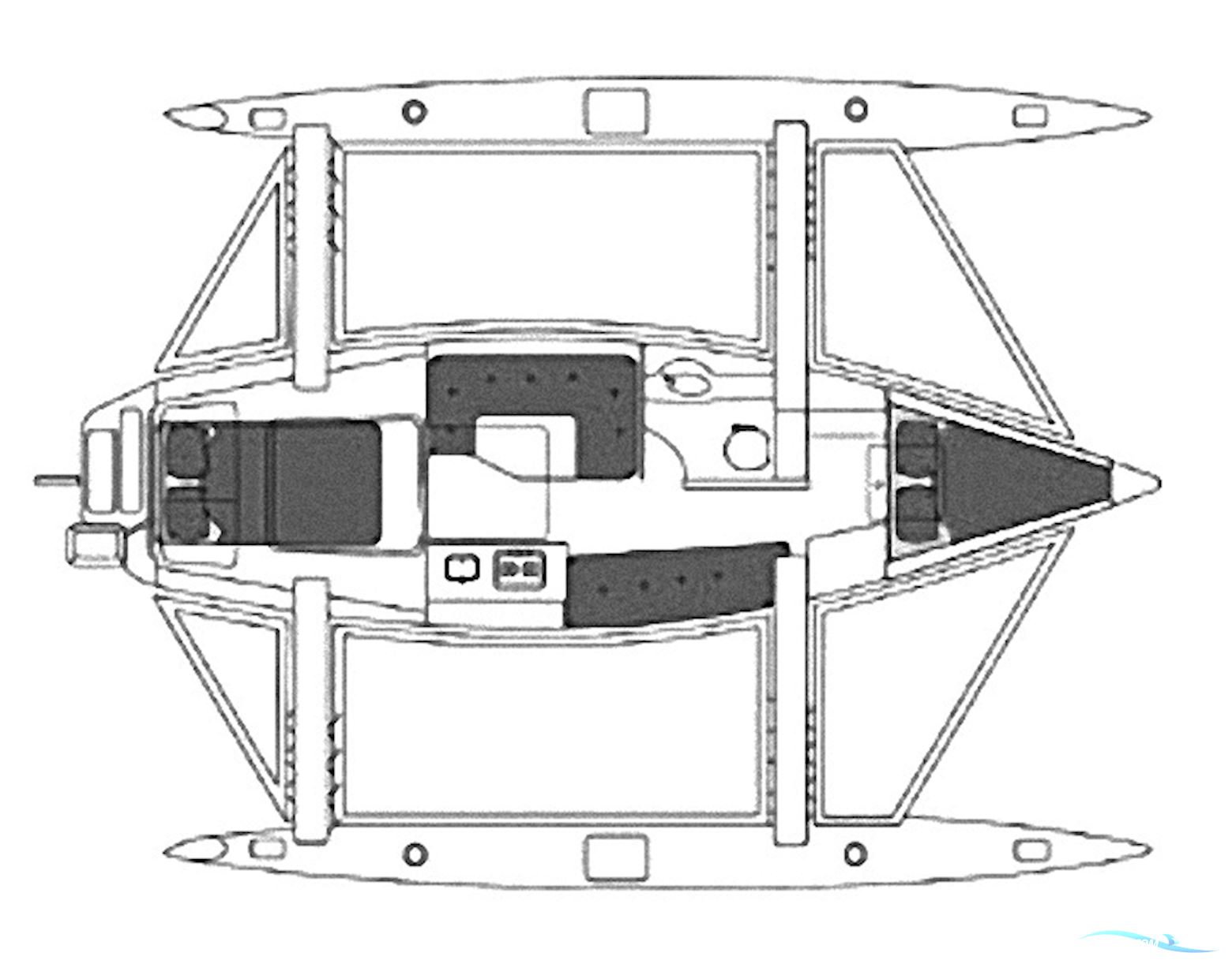 Corsair 36 folding trimaran