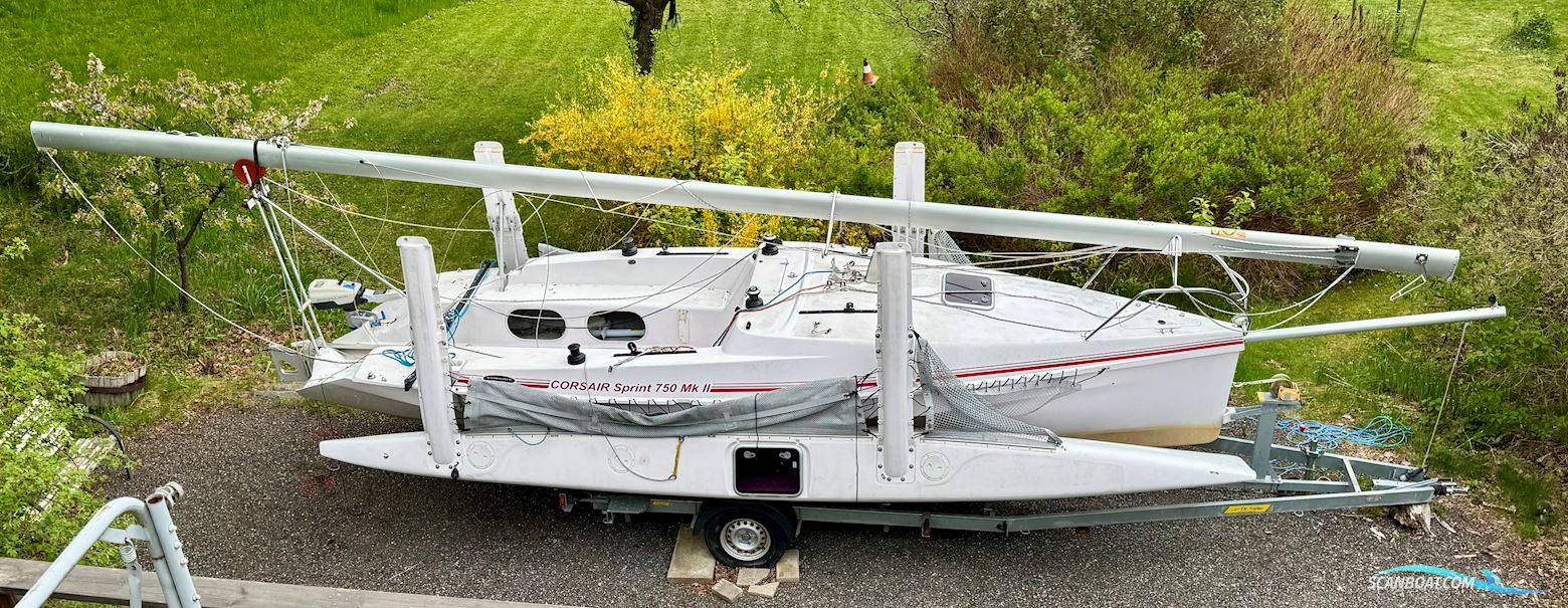 Corsair Sprint 750 MK II Flerskrogsbåd 2012, med Epropulsion Evo-L motor, Sverige