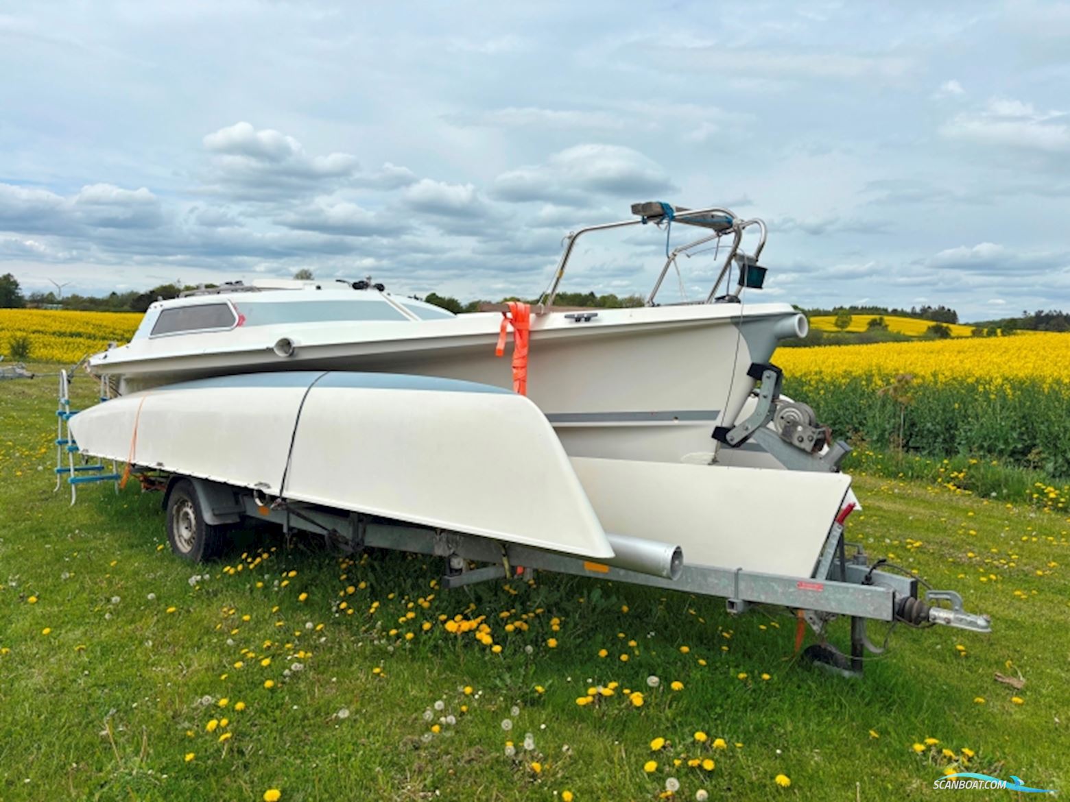 Dragonfly 25 MK1 Flerskrogsbåd 1984, med Mercury motor, Danmark