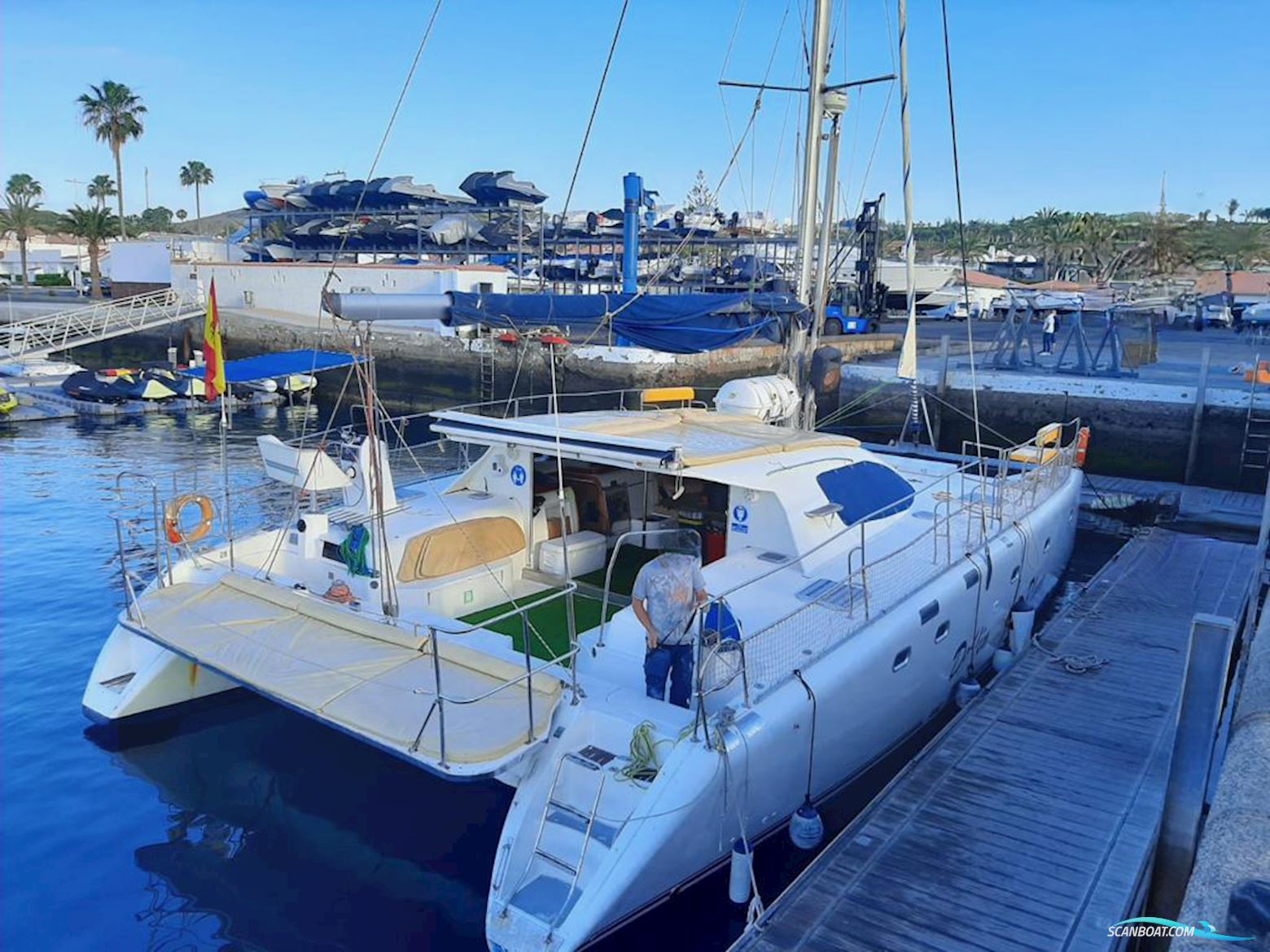 Dufour Yachts Nautitech 475 Flerskrogsbåd 1999, med Yanmar motor, Spanien