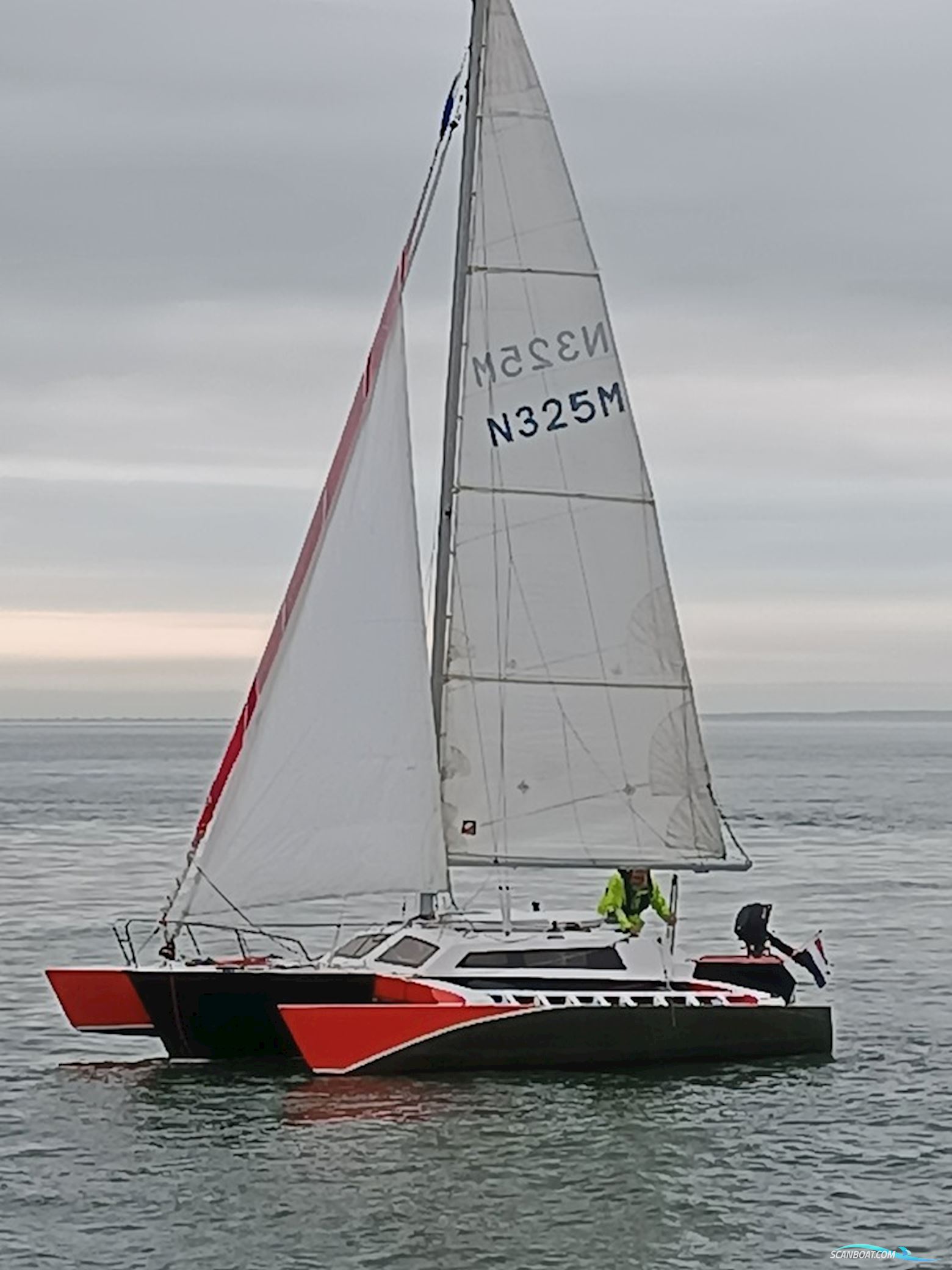 Farrier Trailertri 720 folding trimaran Flerskrogsbåd 1993, Holland