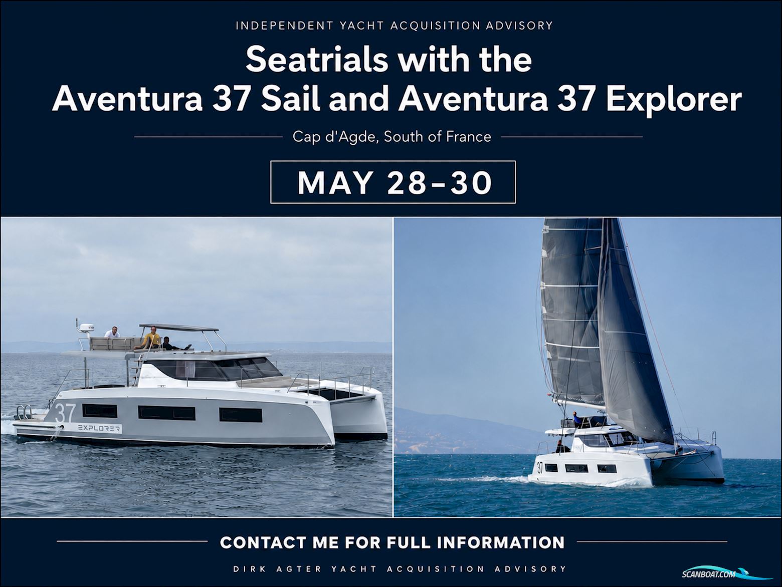 Aventura 37 Sail Welcome Pack Until May 31st Flerskrovsbåt 2027, med Yanmar motor, Holland