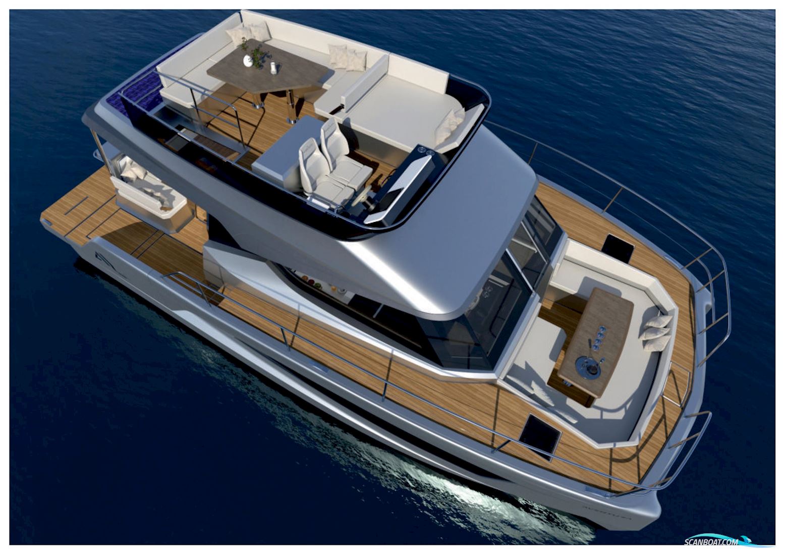 Aventura 38MY Flerskrovsbåt 2026, med Yanmar 2 x 320 hp motor, Polen