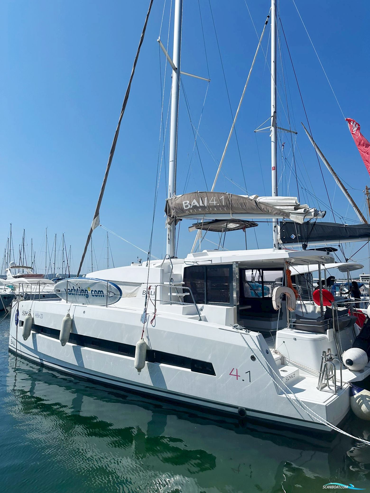 Bali 4.1 2x40hp Yanmar Diesel Flerskrovsbåt 2019, med Yanmar motor, Kroatien