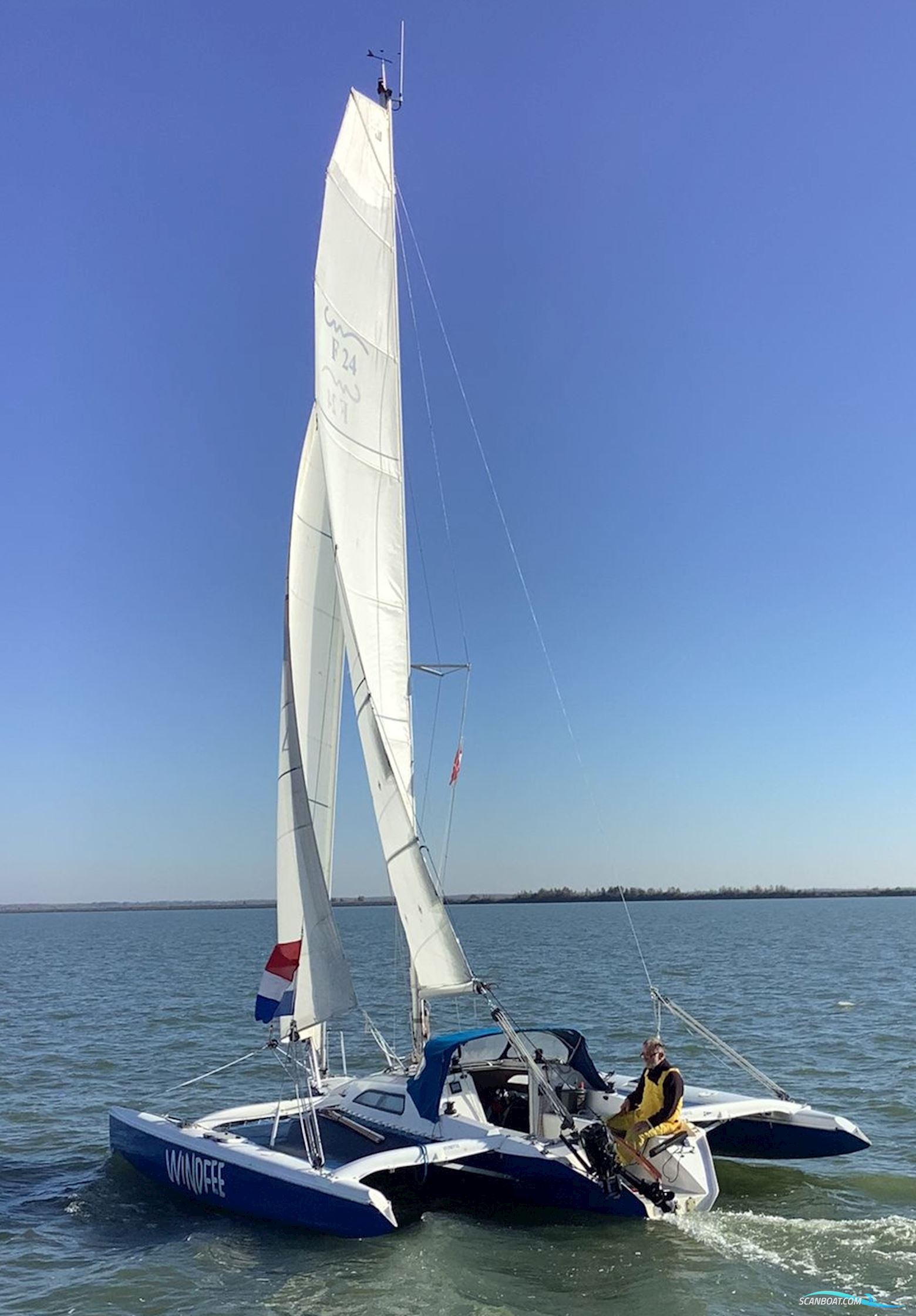 Corsair 24mkI trimaran Flerskrovsbåt 1993, med Tohatsu motor, Holland