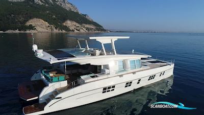Serenity Yachts Serenity 64 Hybrid Solar Electric Powercat Flerskrovsbåt 2018, med 2 Moteurs Elctriques HM56W 20KW + 2 Nanni Diesel 200CV motor, Spanien