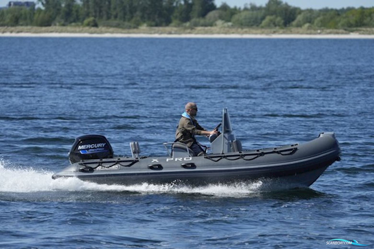 3D Tender X-Pro 535 Rib Med F75 hk Mercury Seapro 2,1L 4 Takt Efi