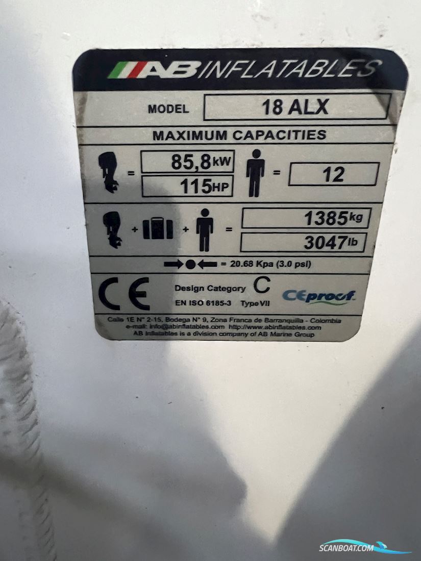 Ab Inflatables - ALUMINA ALX 18