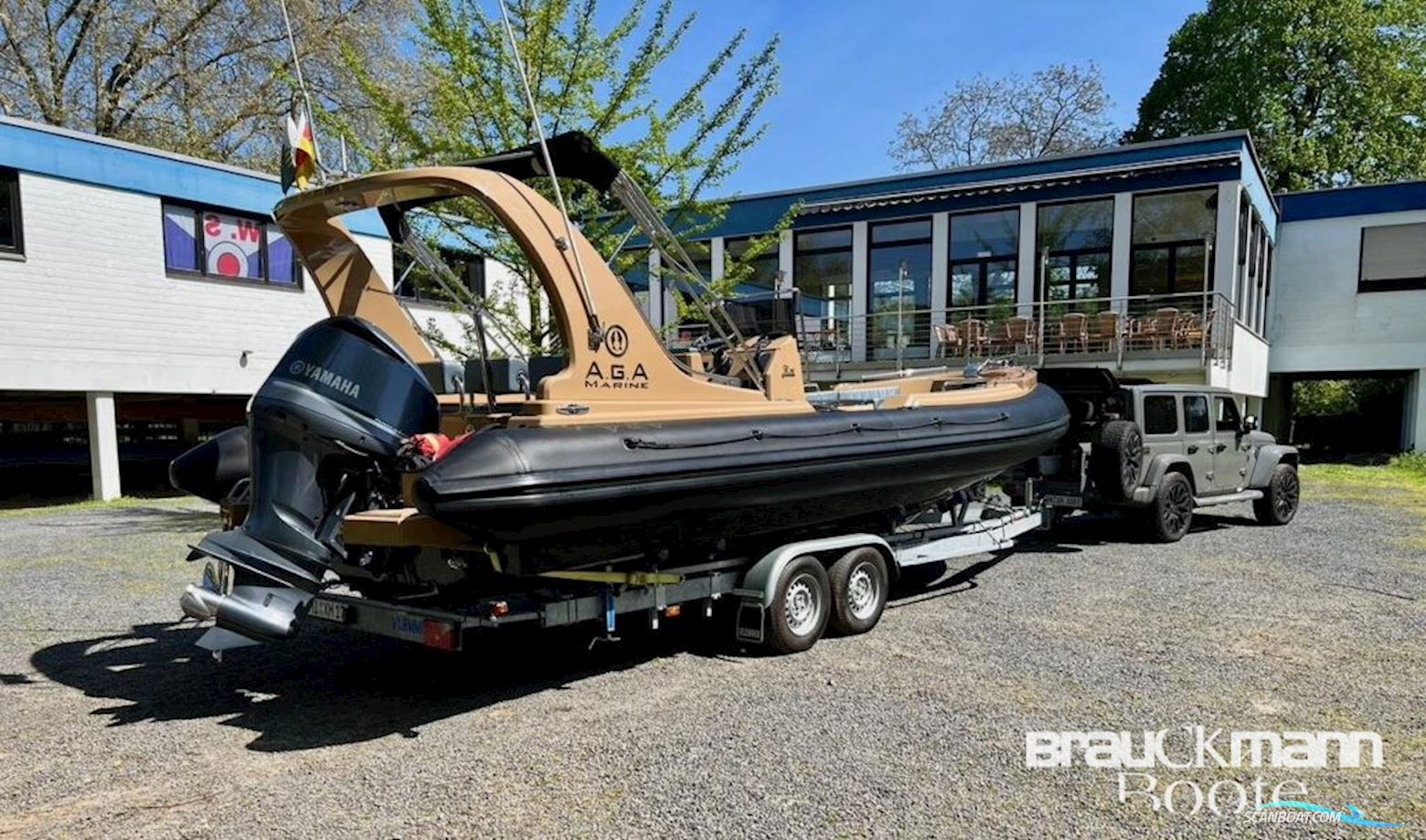 Aga Soul 750 Gummibåd / Rib 2017, med Yamaha Motor Company motor, Tyskland