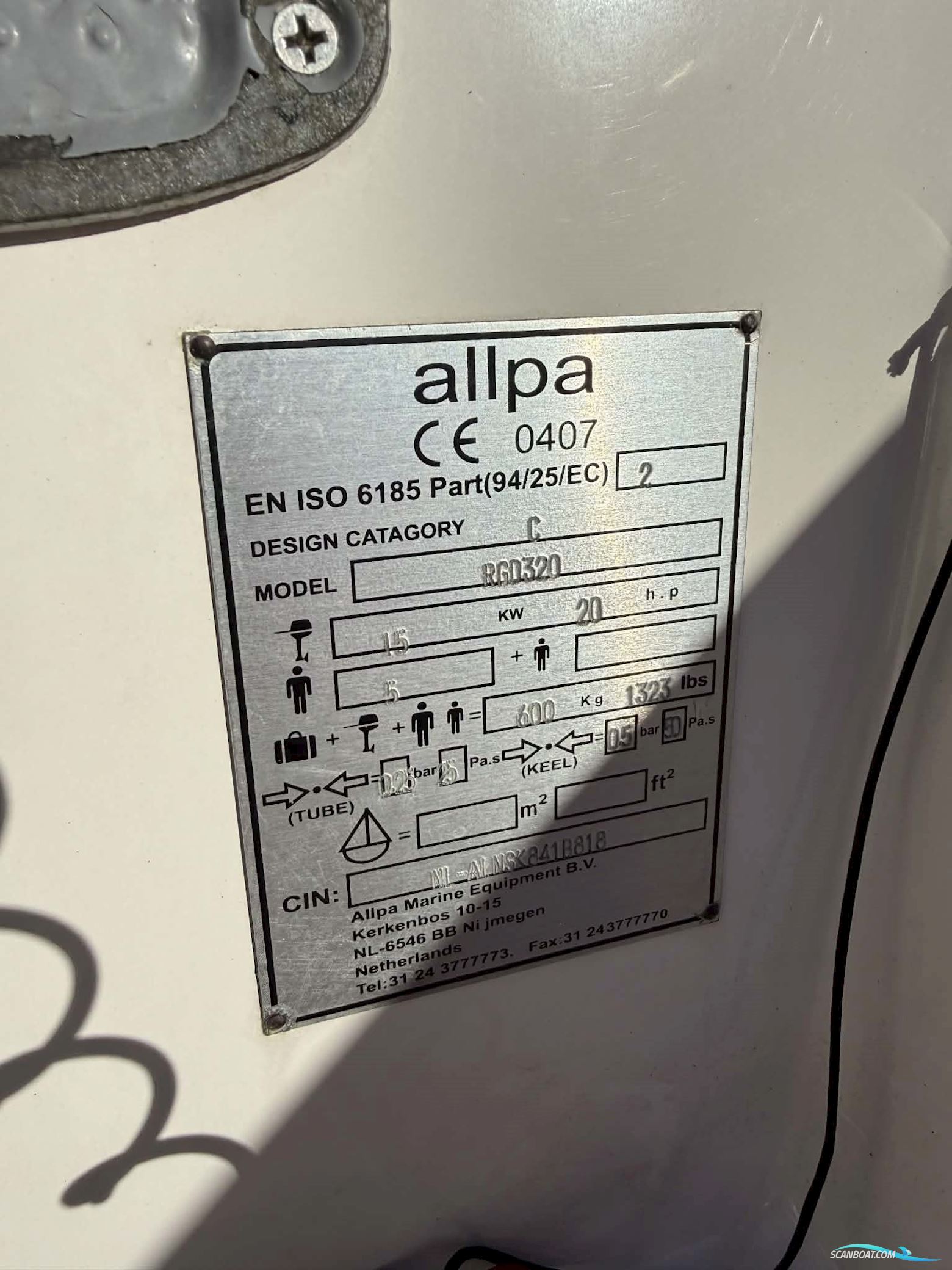 Allpa Rib Med 9,9 hk